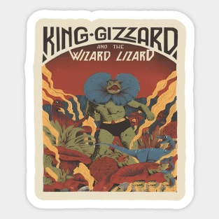 Lizard War Sticker